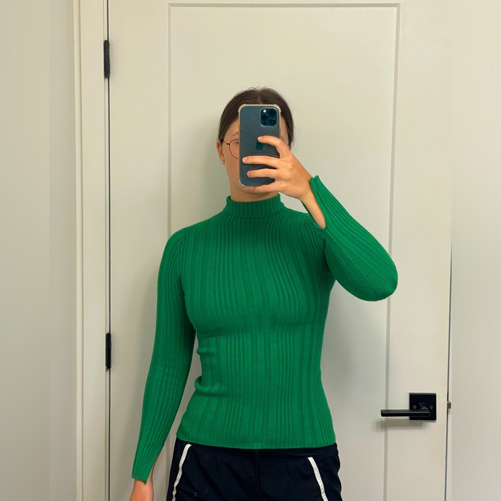 High Neck Knit Sweater